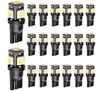 20Pcs Blanc T10 194 168 2825 158 W5W 5050 5-SMD Ampoules LED
