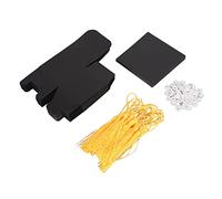 20pcs Bodiques de Graduation Boîtes de Bonbons Forme de Chapeau Noir avec Gland, Bricolage Assemble Artcraftkit, pour les Centres de Table de Fête de Remise des Diplômes