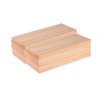 20pcs bois de tilleul sculpté feuilles de planches de bois non finis débutants blocs de sculpture bricolage artisanat fournitures d'art