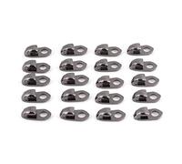 20pcs Bouton de Lacets de Bottes, Bottes Oeillets Crochets Boucle de Lacets Crochets pour Lacets de Bottes Décoration de Rivet pour Chaussures d’Escalade