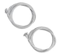 20Pcs Câble de Frein et Câble de Changement de Vitesse de Vélo, 10Pcs 1.75M Câble de Frein et 10Pcs 2M Câble de Manette de Vitesse, Universel Arrière Càble Dérailleur pour VTT Vélo de Route Montagne