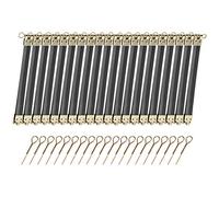 20pcs cadre flexible interne en métal, pince à ressort fermoir baiser pour porte-monnaie couture sac à main interne, 120mm