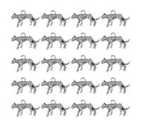 20pcs Charme léopard en Alliage pour Bijoux Faits à la Main Pendants Animaux pour Colliers et Bracelets Accessoires Accessoires Collier Accessoires