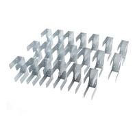 20pcs Chaussures de Montage en Acier Inoxydable pour Solives en Bois 5" x3,22 - Protection Renforcée pour Tuyaux jusqu'à 2,5" et Câblage, Support Fiable pour Ossature Bois