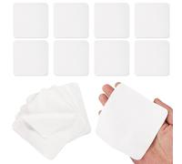 20pcs Chiffon de Chamois, 10x10cm Outils de Poterie Doux Chamois Poterie Multifonctionnelle en Tissu de Chamois Outils de Poterie de Chamois pour Fournitures d'Artisanat en Céramique