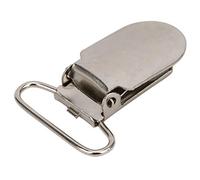 20PCS Clips de Bretelle de Sucette en Métal, Accessoire pour les Vêtements de Bricolage, pour Remplacer les Anciennes Pinces de Bretelle (20 paquets)