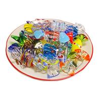 20PCS Color Glass Emulation Candy, Noël, Ornement de Mariage Candy.Glittering et translucide, Cristal Clair, Laissez-Vous l'aimer!