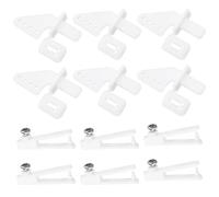 20pcs Cornes de Contrôle en Nylon 4 Trous pour Pièces d'avion RC Télécommande Mousse Avion Électrique KT Machines Accessoires de Remplacement