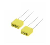 20PCS Correction Capacitor 220NF 224J 100V 5mm Polypropylene Film Capacitor NWPNLXEA