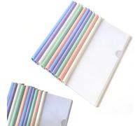 20pcs Couverture de Rapport A4, Transparentes Barre de Couverture Fichier, Dossier de Rapport Barre Pour Couvertures Liaison Protectrices, Documents Bureau de L'école. Tenir Jusqu'à 60 Feuilles