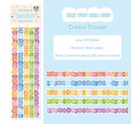 20pcs Creative Star Bubble Journal Collage Washi Sticker Pack Diy Cute Scrapbooking Greeting Card Decoration Stationery Stickers