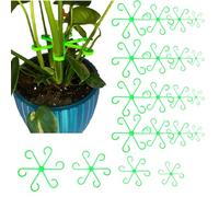 20pcs Crochet de Tige de Plante Réutilisable Anneau Support de Plantes vivaces Support Tige Plantes Interieur Supports de Plantes réutilisables pour Plantes Monstera