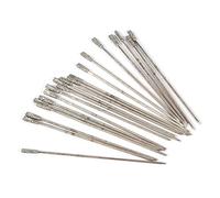 20pcs diamant forets ensemble, 1mm lapidaire diamant enduit lapidaire forets solides bits aiguille torsion pointe bijoux plage mer verre coquilles pierres précieuses lapidaireForets