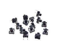 20pcs DIP 6x6 6X6X6.5 6 * 6 * 6.5MM Push Button Switch Light Touch Switch The Power Switch 4Pins
