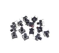 20pcs DIP 6x6 6X6X7 6 * 6 * 7MM Push Button Switch Light Touch Switch The Power Switch 4Pins
