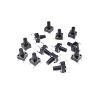 20pcs DIP 6x6 6X6X9 6 * 6 * 9MM Push Button Switch Light Touch Switch The Power Switch 4Pins