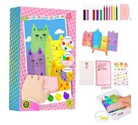 20Pcs DIY Rainbow Scratch Art, 2025 Upgraded Multi-Color Scratch drawing Paper,Kids Painting Rainbow dot Scratch Painting Arts ,Diy Rainbow Scratch Art for Kids,for Arts Crafts Drawing (1 Set)