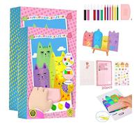 20Pcs DIY Rainbow Scratch Art, 2025 Upgraded Multi-Color Scratch drawing Paper,Kids Painting Rainbow dot Scratch Painting Arts ,Diy Rainbow Scratch Art for Kids,for Arts Crafts Drawing (2 Set)