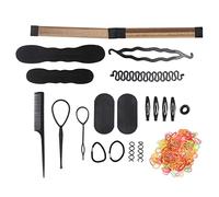 20PCS Ensemble de Coiffure, Outil de Tressage de Cheveux, Outils de Coiffure de Conception Accessoires Accessoires de Cheveux DIY Kit D'Outils de Modelage de Cheveux pour