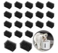 20pcs Filtre à Eau pour Chat, Filtre Fontaine à Eau pour Chat Remplacement Eau Potable Éponge Filtres en Mousse Compatibles avec PETKIT Eversweet 3 Pro 2,8L Fontaine pour Animaux de Compagnie