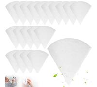 20Pcs Filtres Coniques Grade Filtration G4, 180 mm DN125 Filtre Cotton Convient pour Systèmes Bouche Ventilation Types Tous, Filter VMC per Capture Poussière, Pollen, Poils Animaux, Spores Moisissure