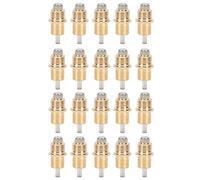 20PCS Fontaine à Boire de Lapin à Tête en Cuivre avec Mamelon Automatique Abreuvoir de Style Lame Droite Distributeur d'eau Portable Léger et Durable pour Cage de Lapins Cuivre