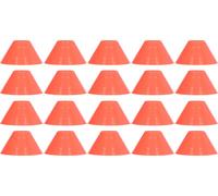 20pcs Football Training Marker Multifunktion PE Fußball -Disc -Kegel für Kinder Novice Outdoor Pink