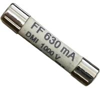 20pcs Fusible en Céramique à Action Rapide, 7017240 Ff315ma 0.315a Ff500ma 0.5a Ff630ma 0.63a Ff1a 1a Ff1.6a 1.6a Ff2a 2a 1000v 6.3x32mm, FF 630mA