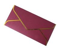 20Pcs Gold Stamping Envelopes Creative Business Envelope Letter Paper Wedding Invitation Pour Invitations(Red)