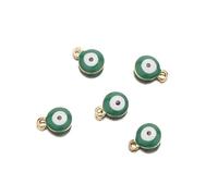 20pcs Gold Star Eyes Perles Charmes pour bijoux de bricolage Collier Accessoires Bracelet Résultats Fournitures-37515 (Couleur: Ropink)