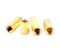 20Pcs Goujon Femelle En Laiton Espacement Vis Colonne Double Passe Hex M2-M6, 20pcs, M2.5x28mm(M5x80mm)