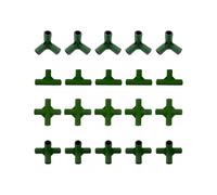 20pcs Greenhouse Frame Connectors 11mm, Plastic Pvc Building Connector, Canes Connector for Garden Framework