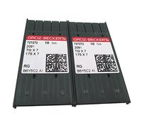 20PCS Groz-Beckert 2091,TQX7,175X7 Aiguilles de Machine à Coudre Bouton Industriel dans Une Boîte en Plastique Transparent CKPSMS Compatible avec Marque Brother CB3-B916(Taille de l'aiguille:14/90)