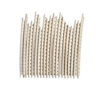 20Pcs guitare fretwire, pièces de rechange de guitare de cuivre blanc de Fretwire de 2.0mm pour les guitares en bois folkloriques