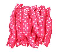 20pcs Hair sans chauffage Curler doux DIY Sponge Roulers Sleep Rose Red