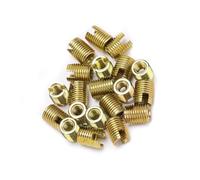 20pcs Insert fileté 302, insert de réparation de filetage à sertir autotaraudant en acier au carbone (intérieur M2 * 0,4 extérieur M4,5 * 0,5 longueur 6 mm)