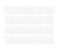 20PCS Interlocking Landscaping Edging Kit | Weatherproof PP Garden Border for Lawn/Flower Beds | Hammer - in Design, No Digging Required (White)