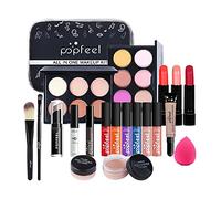 20Pcs Kit de maquillage Complet, Polyvalent Ensemble de Cosmétique avec Fard à Paupières Palette Correcteur Fard à Joues Rouge à Lèvre pour Femme, Tout-en-un Mallette de Maquillage Beauté Set#2