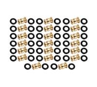 20pcs Laissins d'amortisseur en laiton en aluminium Balles de pivot avec des joints toriques compatibles avec 1 à 24 échelles RC Crawler Car Scx24 Pièces de mise à niveau pour les modèles de véhicules