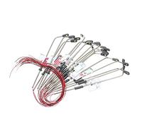 20pcs LED Model Street Lights Lampadaire pour décor de scène Terrain Jeu Train ferroviaire Idéal la Maquette d enseignement Architecture et Photographie