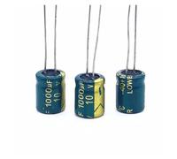 20Pcs/lot 10V 1000Uf Lage Esr/Impedantie Hoge Frequentie Aluminium Elektrolytische Condensator Maat 8X9 1000Uf 10V 1000Uf 20% EKFBQBGW