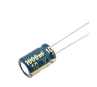 20pcs/lot 10v 1000UF Low/Impedance High Frequency Aluminum electrolytic Capacitor Size 8X10 1000UF 10v 1000uf 20%