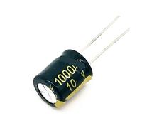 20pcs/lot 10v 1000UF Low/Impedance high frequency aluminum electrolytic capacitor size 8X9 1000UF 10v 1000uf 20% Capacitance Meters