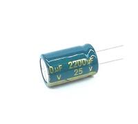 20pcs/lot 25V 2200UF Low ESR/Impedance high frequency aluminum electrolytic capacitor 25v2200uf size 13 * 20 2200UF25V 20%
