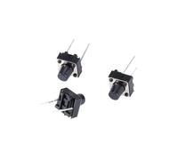 20Pcs/lot 2Pin 6x6mm 6 * 6 Momentary Tactile Tact Push Button Switch Microswitch Key switches 6x6x4.3mm 6x6x5mm 6x6x7mm NWPNLXEA(6x6x5mm)