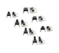 20Pcs/Lot 4Pin Momentary Tactile Tact Switch PCB Push Button Self-reset Switch 6 * 6 * 4.3/4.5/5/6/7/7.5/8/9/10mm Switch NWPNLXEA(6x6x10mm)
