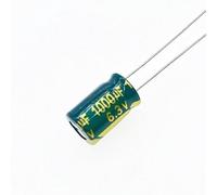 20pcs/lot 6.3v 1000uf 8 * 12 High-frequency Low-impedance High Frequency Low Impedance Aluminum Electrolytic Capacitor 1000uf 6.3v