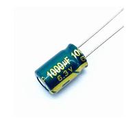 20Pcs/lot 8 * 12 High frequency low impedance High frequency low impedance Aluminum electrolytic capacitor 1000 Uf 6.3V AUOQKQUT