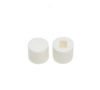 20pcs/lot A28 Self-locking Switch Cap Size 6 * 5mm Key Cover Suit for 5.8/7/8/8.5 Self-locking Switch Keys Rectangle Hole 3x2mm NWPNLXEA(Weiß)