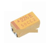 20PCS/LOT Chip Tantalum Capacitors 226E 22UF 25V C Type 6032 10% Yellow Polar Capacitors NWPNLXEA